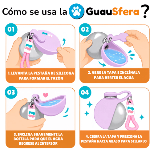 GuauSfera™ Termo Portátil Resistente para Mascotas